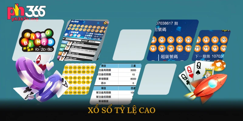 xổ số tỷ lệ cao
